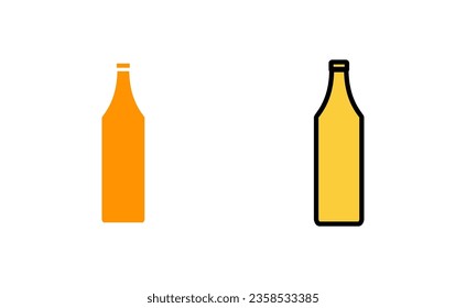 Bottle icon set for web and mobile app. bottle sign and symbol