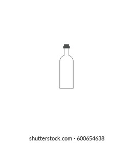 bottle icon. sign design
