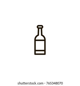 bottle icon. sign design