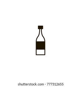 bottle icon. sign design