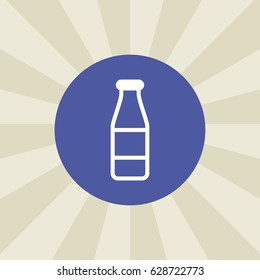 bottle icon. sign design. background