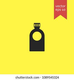 bottle. bottle icon. sign design. Vector EPS 10.