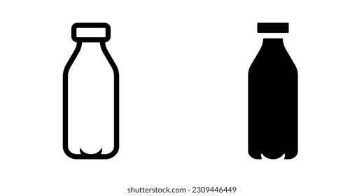 Bottle icon. sign for mobile concept and web design. vector illustration