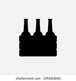 bottle icon sign signifier vector