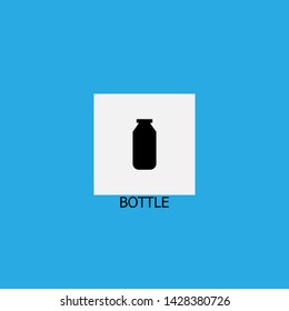 bottle icon sign signifier vector