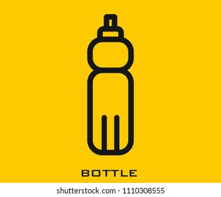 Bottle icon signs