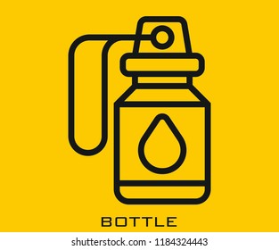 Bottle icon signs