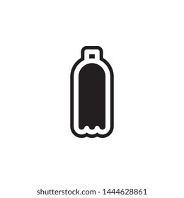 bottle icon. Simple glyph, flat vector of Glass drink icons for UI and UX, website or mobile application