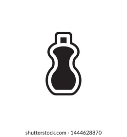 bottle icon. Simple glyph, flat vector of Glass drink icons for UI and UX, website or mobile application