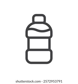 bottle icon Simple outline vector logo
