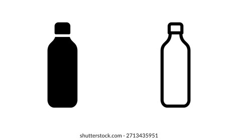 Bottle icon symbol for apps and websites. bottle sign and symbol