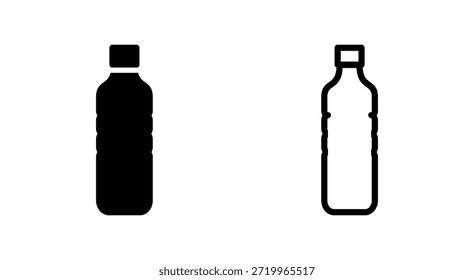 Bottle icon symbol for apps and websites. bottle sign and symbol
