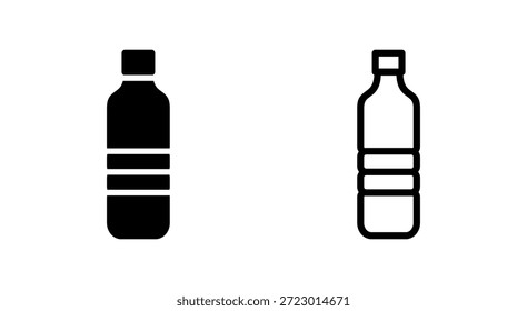 Bottle icon symbol for apps and websites. bottle sign and symbol
