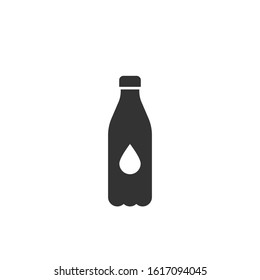 bottle icon, symbol design template. Vector sign on white