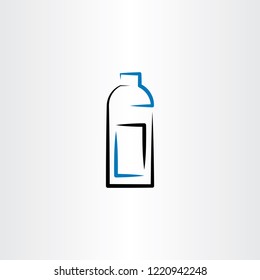 bottle icon symbol line vector design