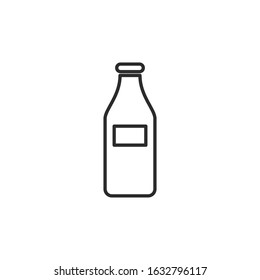 bottle Icon template color editable. bottle symbol vector sign isolated for graphic and web design.