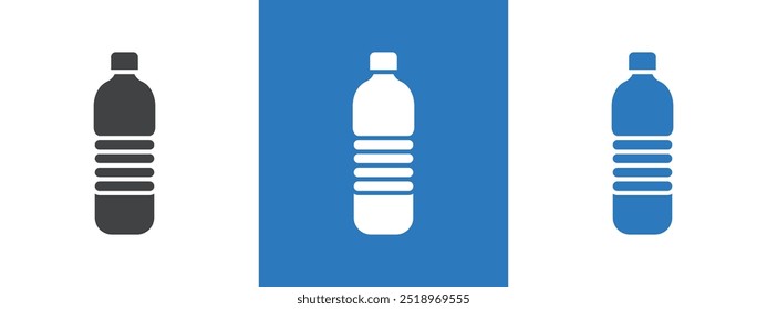 Ícone de garrafa - ilustração de linha fina