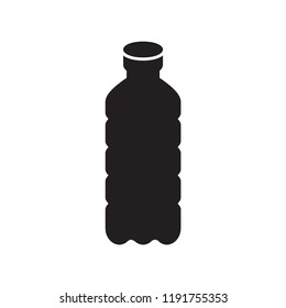 bottle icon in trendy flat design 