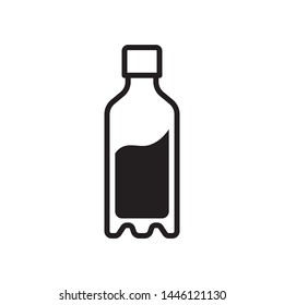 Bottle icon in trendy outline style design. Vector graphic illustration. Suitable for website design, logo, app, and ui. Editable vector stroke. EPS 10.