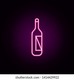 bottle icon. Universal set of web for website design and development, app development