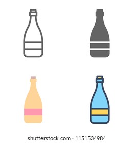 Bottle Icon Variation Style