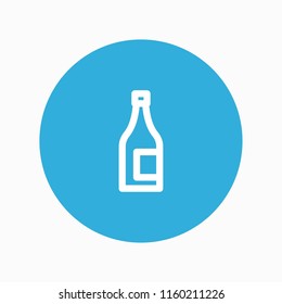 bottle icon vector