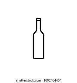 Bottle icon vector. bottle vector icon