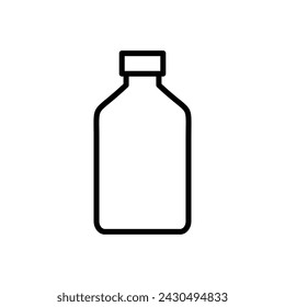 Bottle icon vector. bottle vector icon