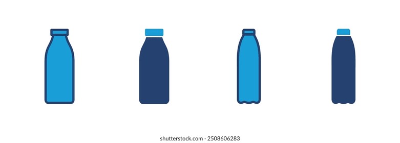 Bottle icon vector. bottle vector icon