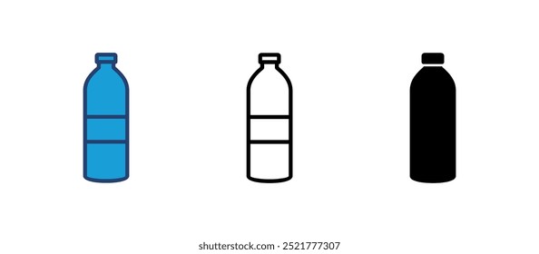 Bottle icon vector. bottle vector icon