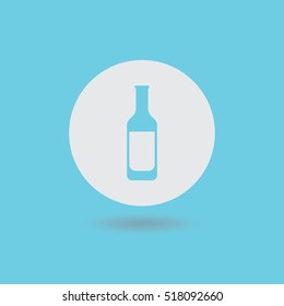 bottle icon vector