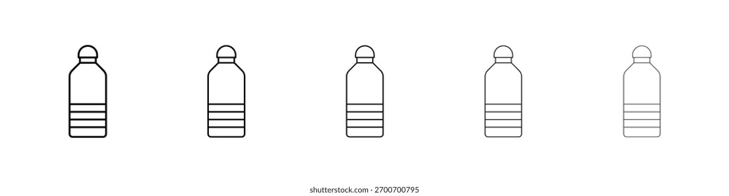 Icono de botella Arte vectorial Ilustración