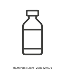 bottle icon Vector Design Illustration. EPS 10 Editable file