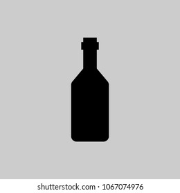 Bottle icon vector design isolated