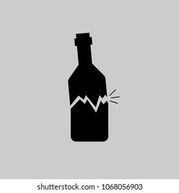 Bottle icon vector design isolated