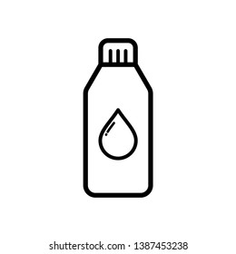 bottle icon vector design template