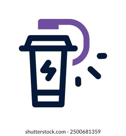 bottle icon. vector dual tone icon for your website, mobile, presentation, and logo design.