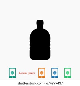 Bottle icon, Vector EPS 10 illustration style