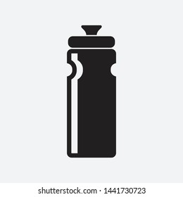 Bottle icon vector flat illustration