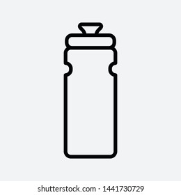 Bottle icon vector flat illustration