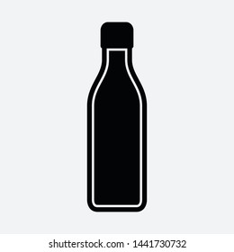 Bottle icon vector flat illustration