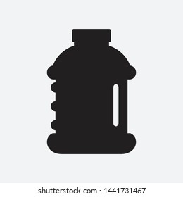 Bottle icon vector flat illustration