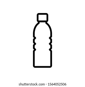 Bottle icon vector flat style illustration
