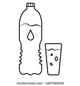 bottle Icon Vector illustration 