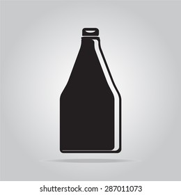 bottle icon vector illustration