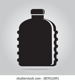bottle icon vector illustration