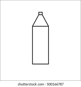 Bottle icon. Vector illustration