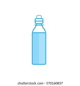 Bottle icon. Vector illustration.