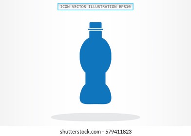 Bottle icon vector illustration.