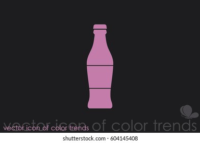 bottle icon vector illustration.